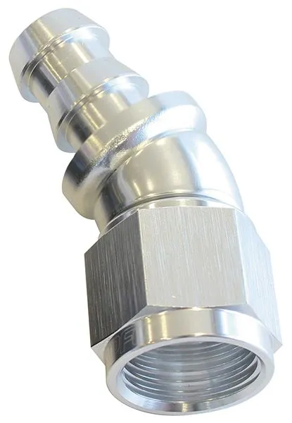 510 Series Full Flow Tight Radius Push Lock 30° Hose End -8AN AF517-08S