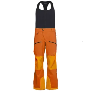 Black Diamond Recon Stretch Pro Bib Pants in BD Orange/Flame Orange