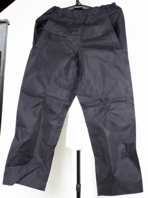 British MOD Police Waterproof Over Trousers - Grade 1 - Black