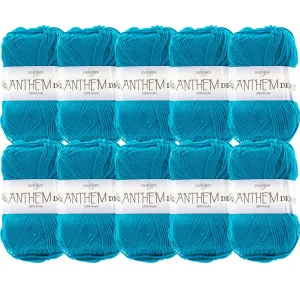 Cascade Yarns Anthem DK Yarn - 42 Dark Turquoise - 10-Pack