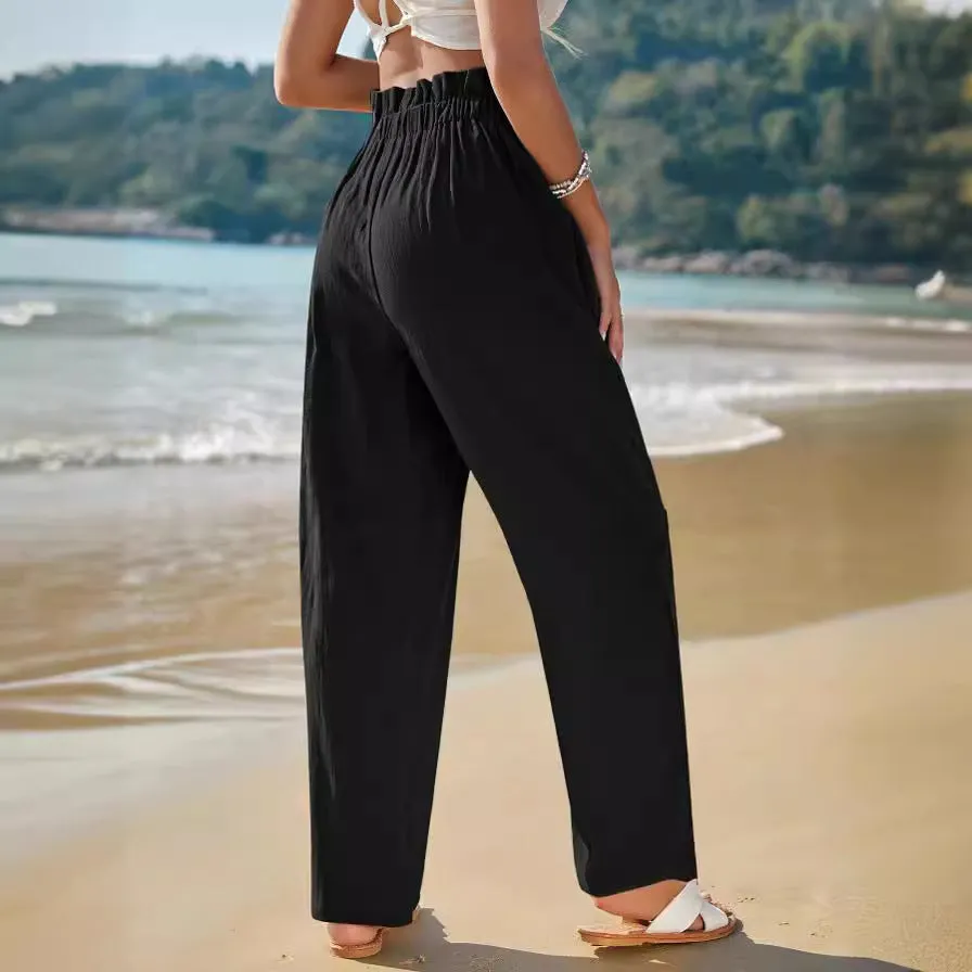 Casual High Waist Trousers