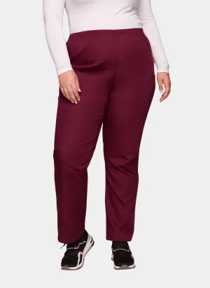 Cherokee Unisex Elasticated Scrub Trousers - Wine