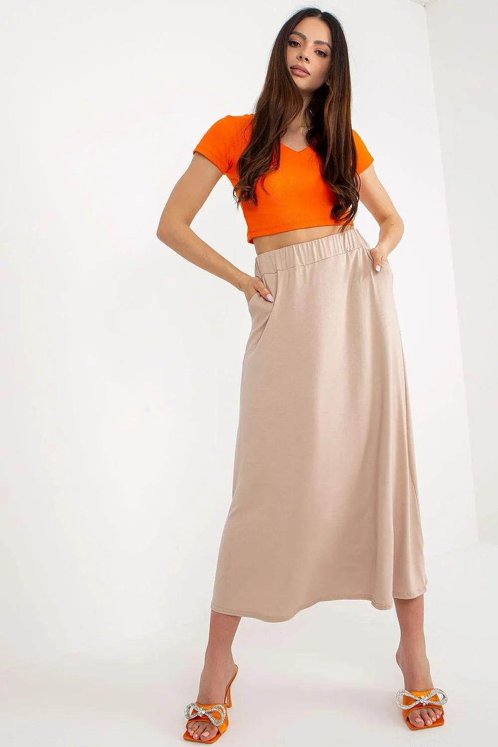 Chic Parisian Summer Maxi Skirt