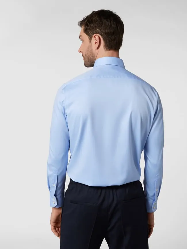 Christian Berg twill business shirt, light blue