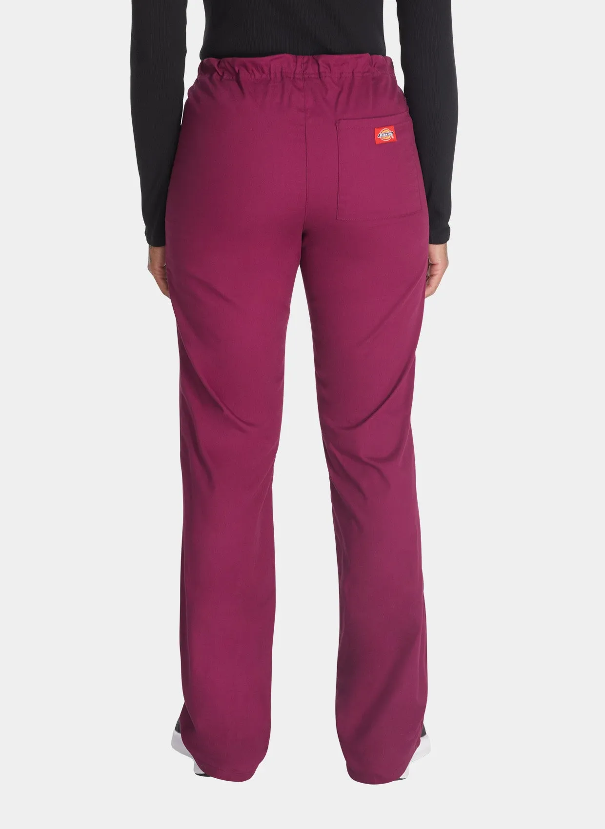 Dickies EDS Signature Unisex Drawstring Scrub Trousers DKE83006 - Wine