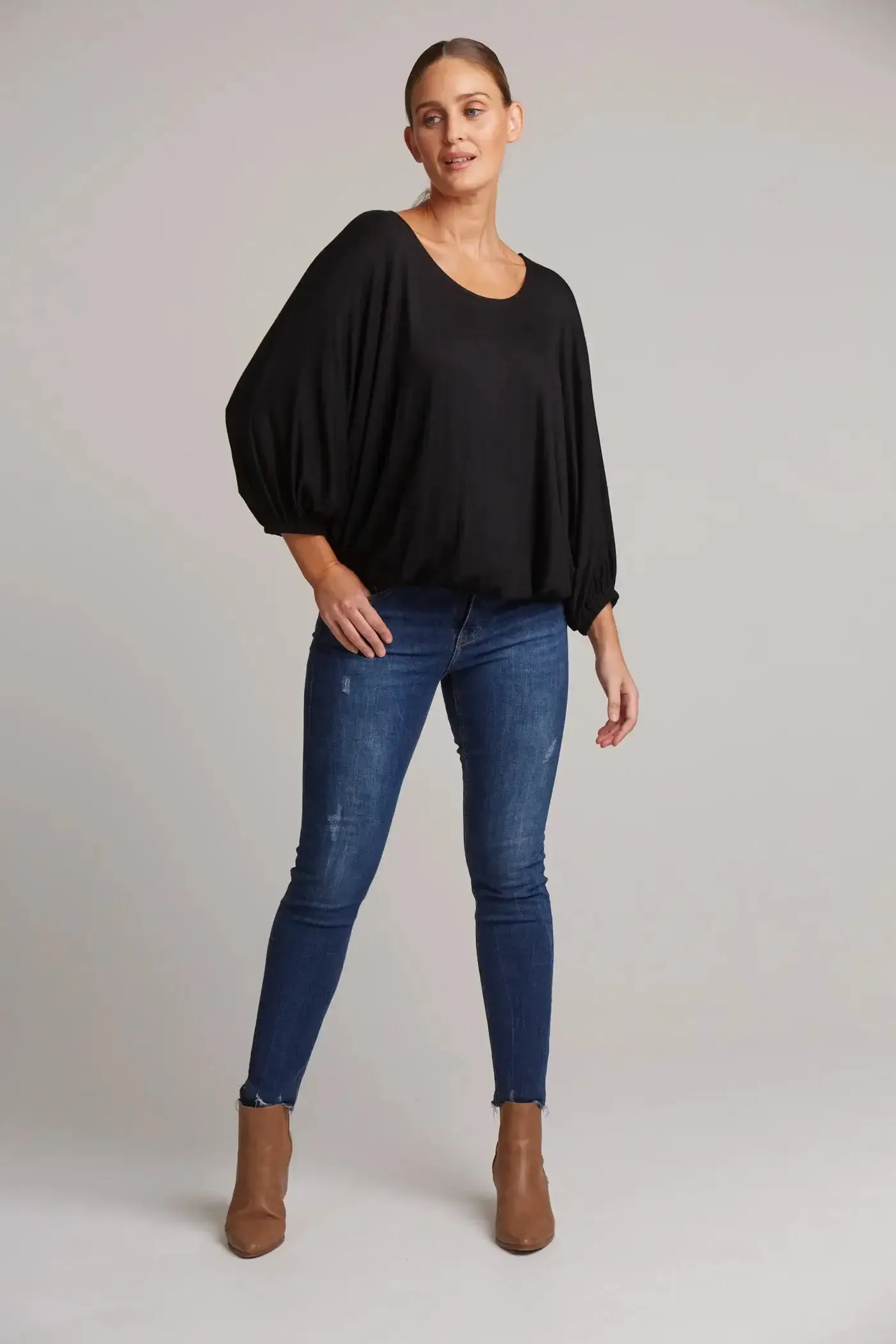 Eb & Ive Studio Relaxed Top - Ebony