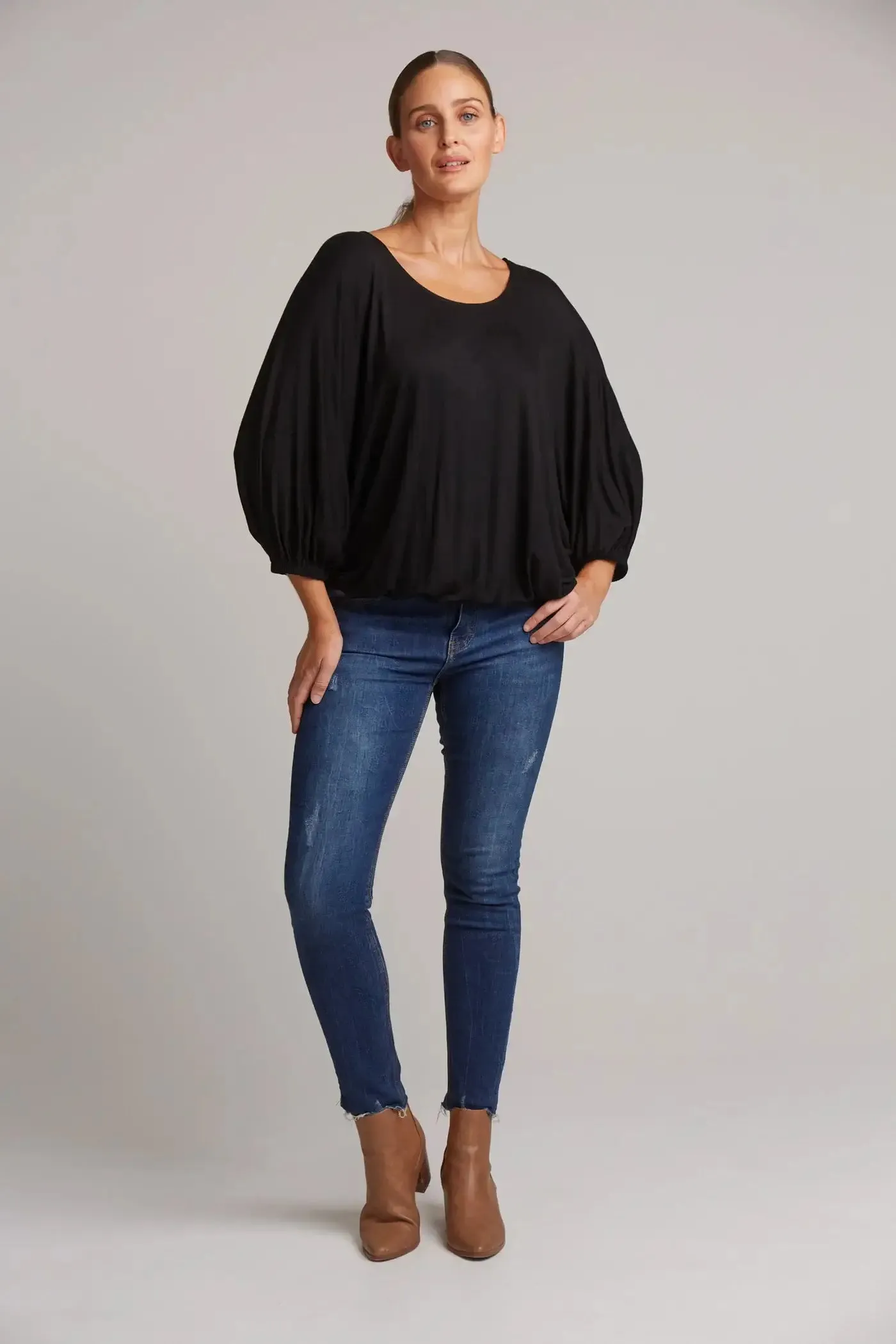 Eb & Ive Studio Relaxed Top - Ebony