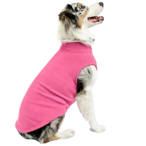 Gooby Stretch Fleece Dog Vest Pink