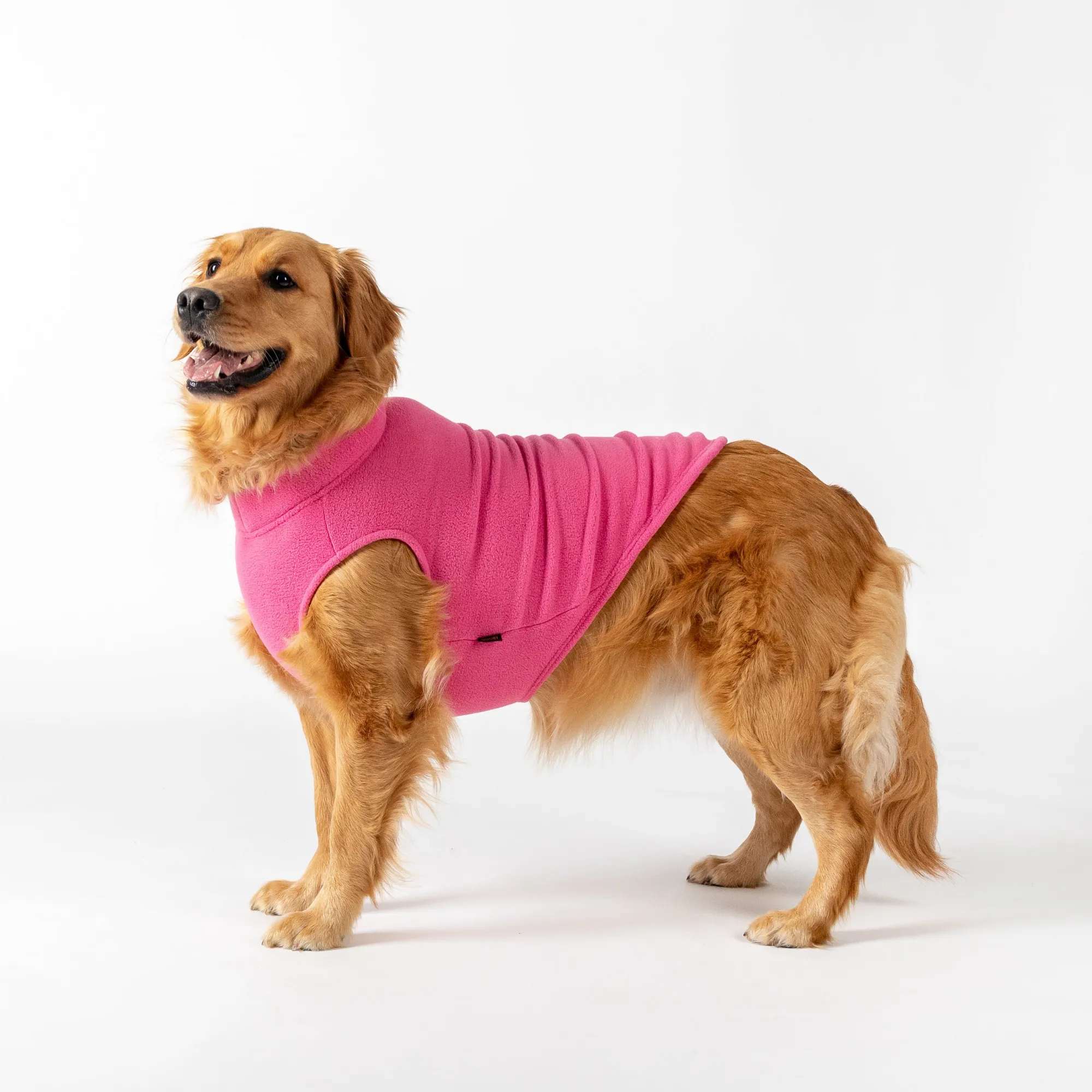 Gooby Stretch Fleece Dog Vest Pink