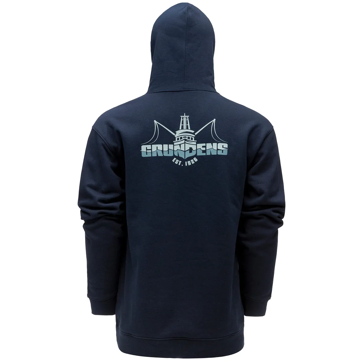 Grundéns Logo Boat Pullover Hoodie