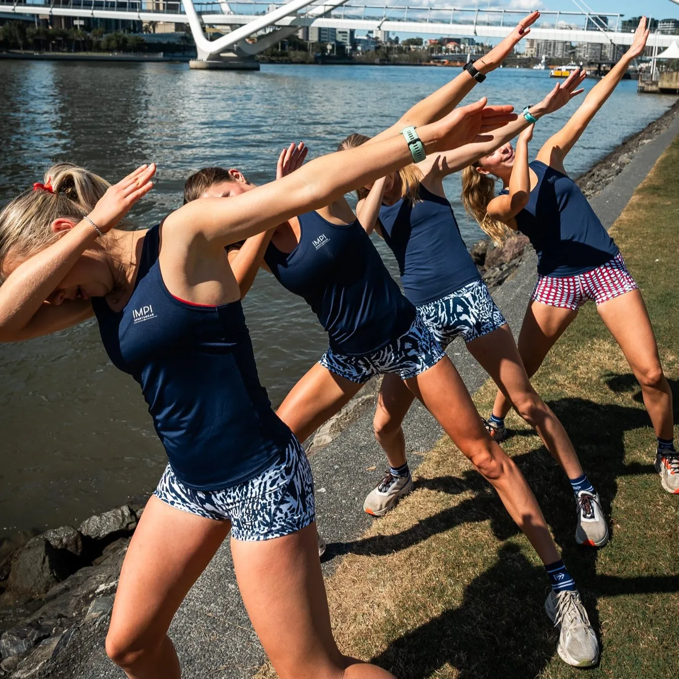 IMPI Fitted Running Singlet -  Navy