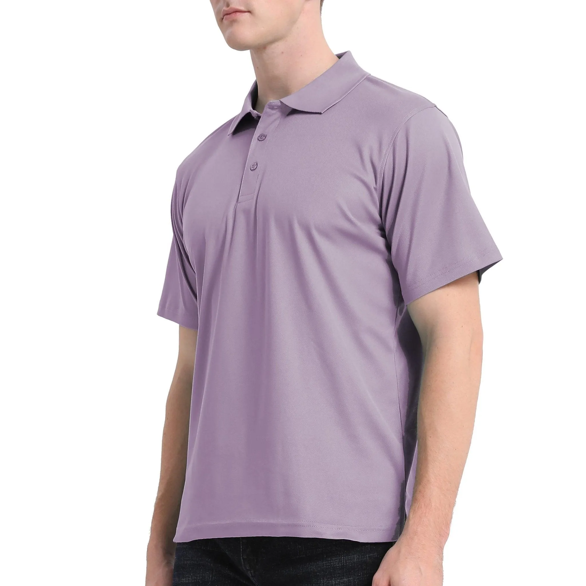 ISUSI Everyday Mens Polo Shirts, Cotton Blend, UPF 30 