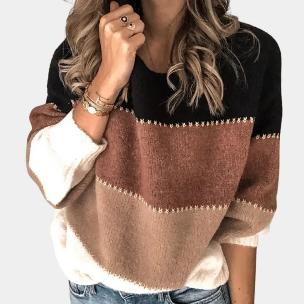 Ivyshape | Chic Striped Women's Sweater