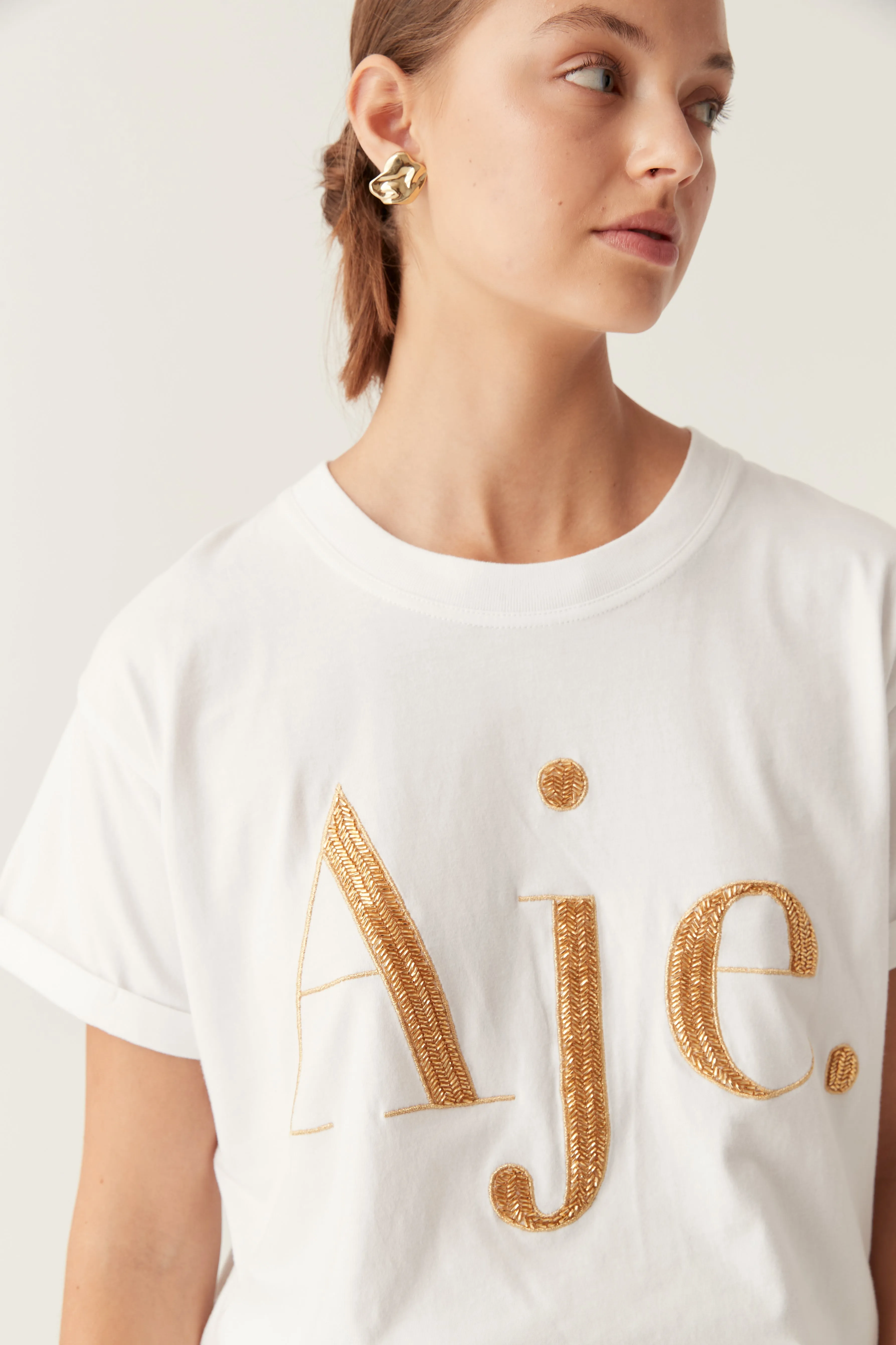 Jasmine Beaded Heritage Tee