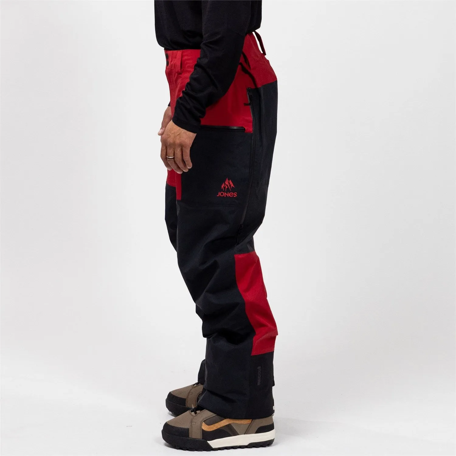 Jones Shralpinist Recycled GORE-TEX Pro Pants in Safety Red