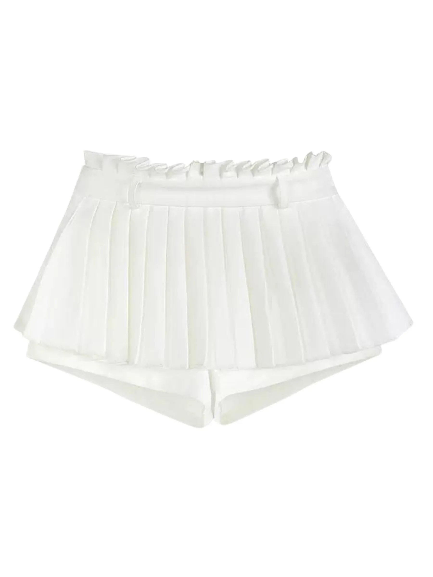 Kari Pleated Short Skirt