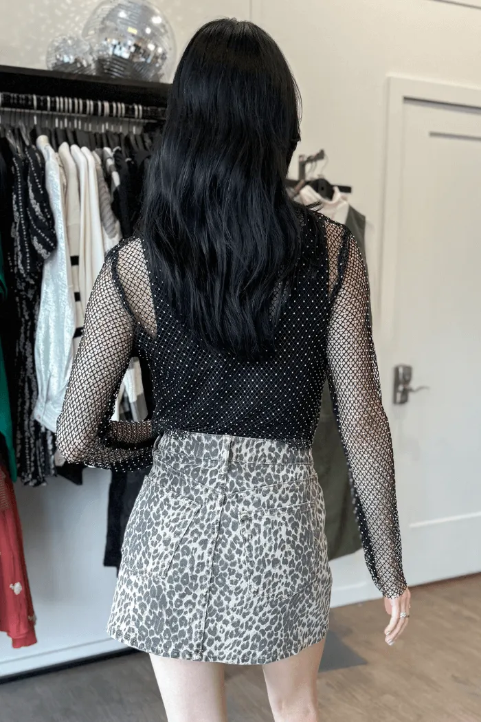 Leopard Mini Skirt