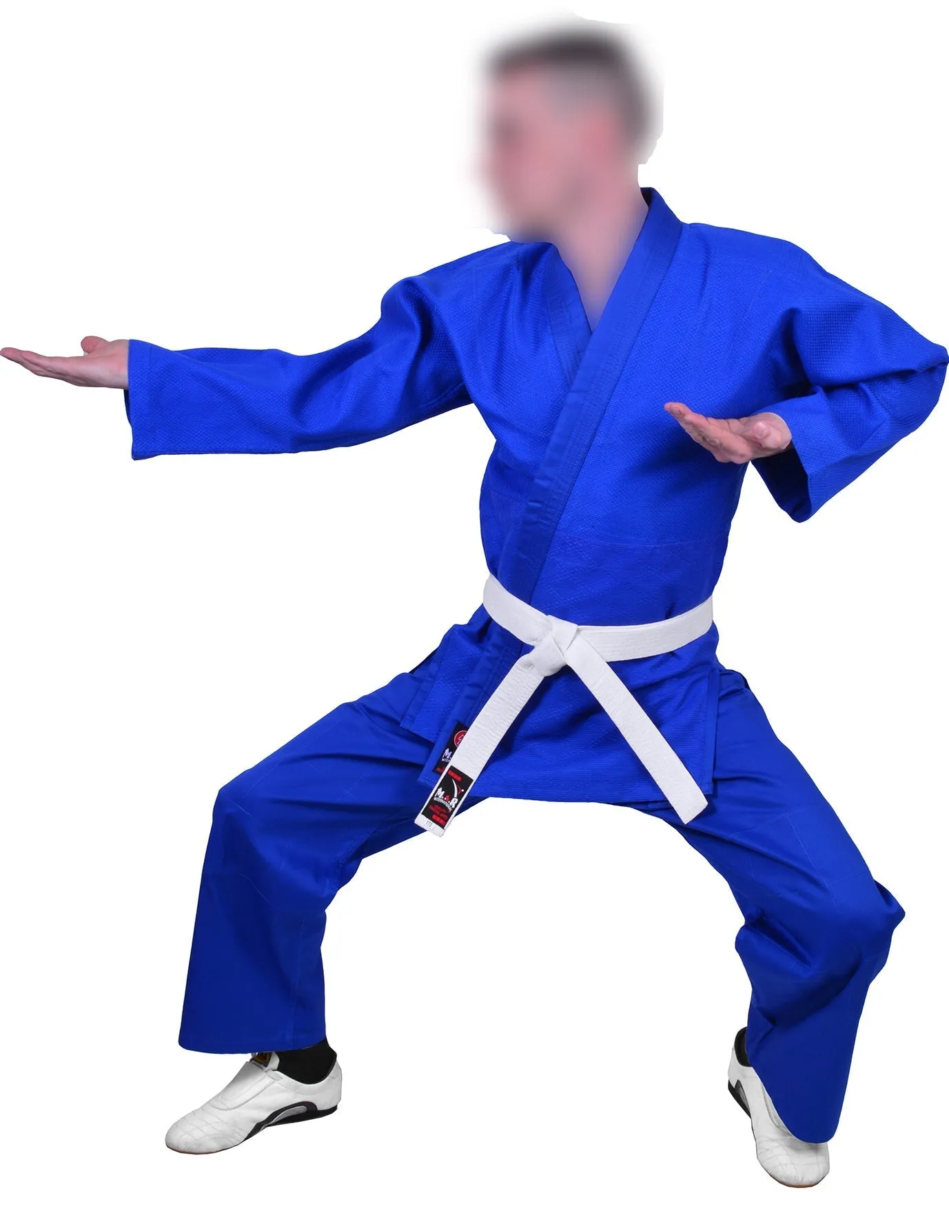 MAR-024A | Lightweight Blue Judo/Jiu-Jitsu Uniform for Beginner Students   FREE BELT