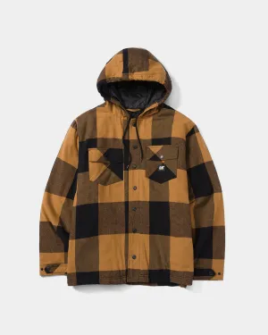 MEN'S HOODED FLANNEL SHIRT JAC