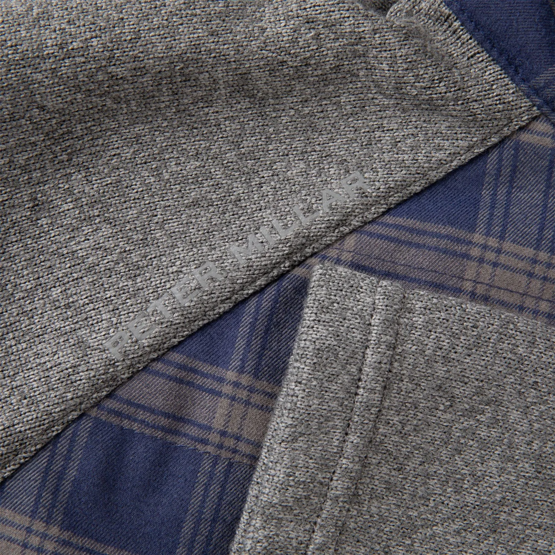 Merge Elite Flannel Hybrid Jacket Navy - AW23