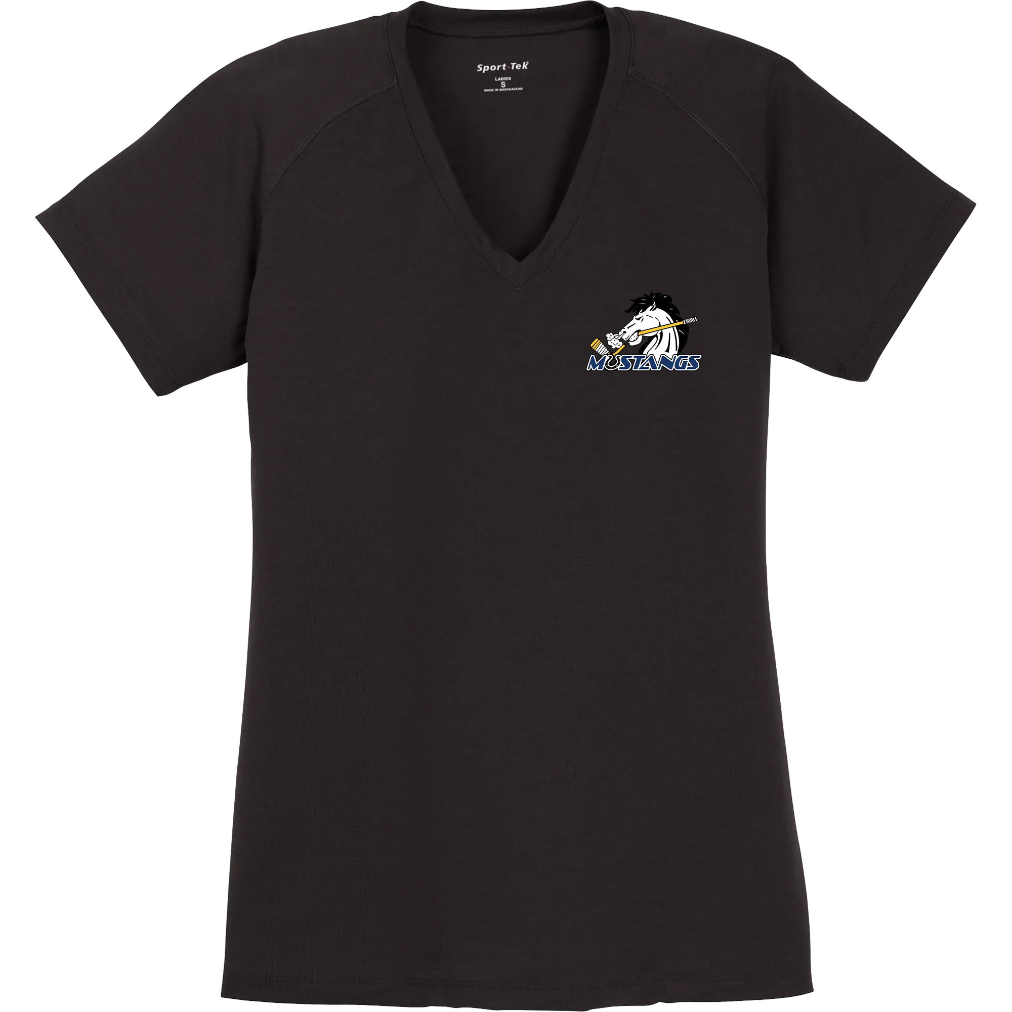 Mid-State Mustangs Ladies Ultimate Performance V-Neck