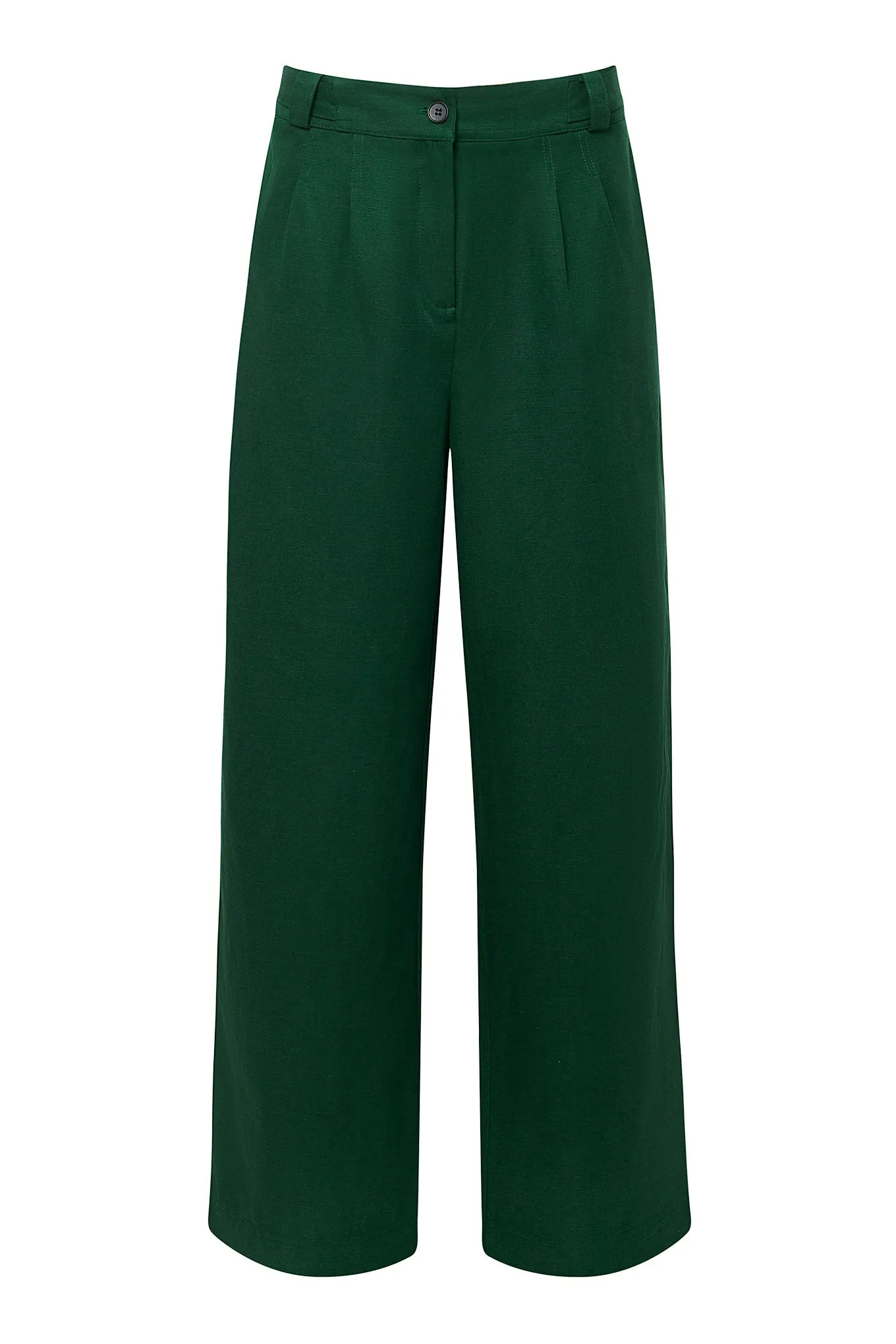 Mira Tencel Linen Blend Trouser Marine