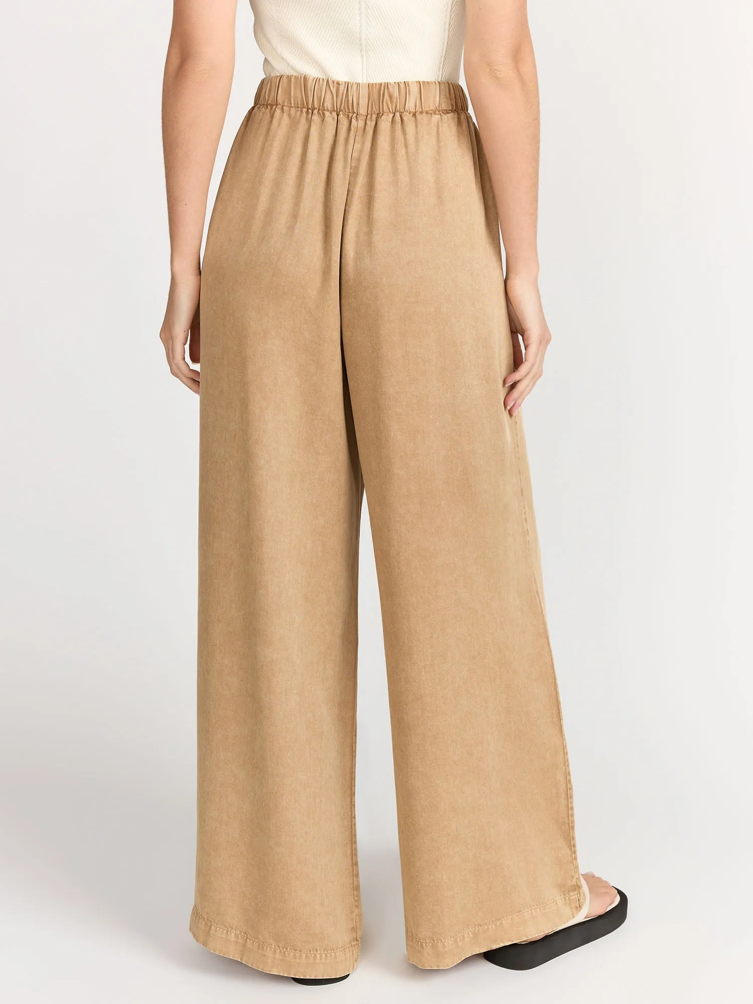 Mustard Seed Washed Tie-Waist Wide Leg Pant - Brands We Love