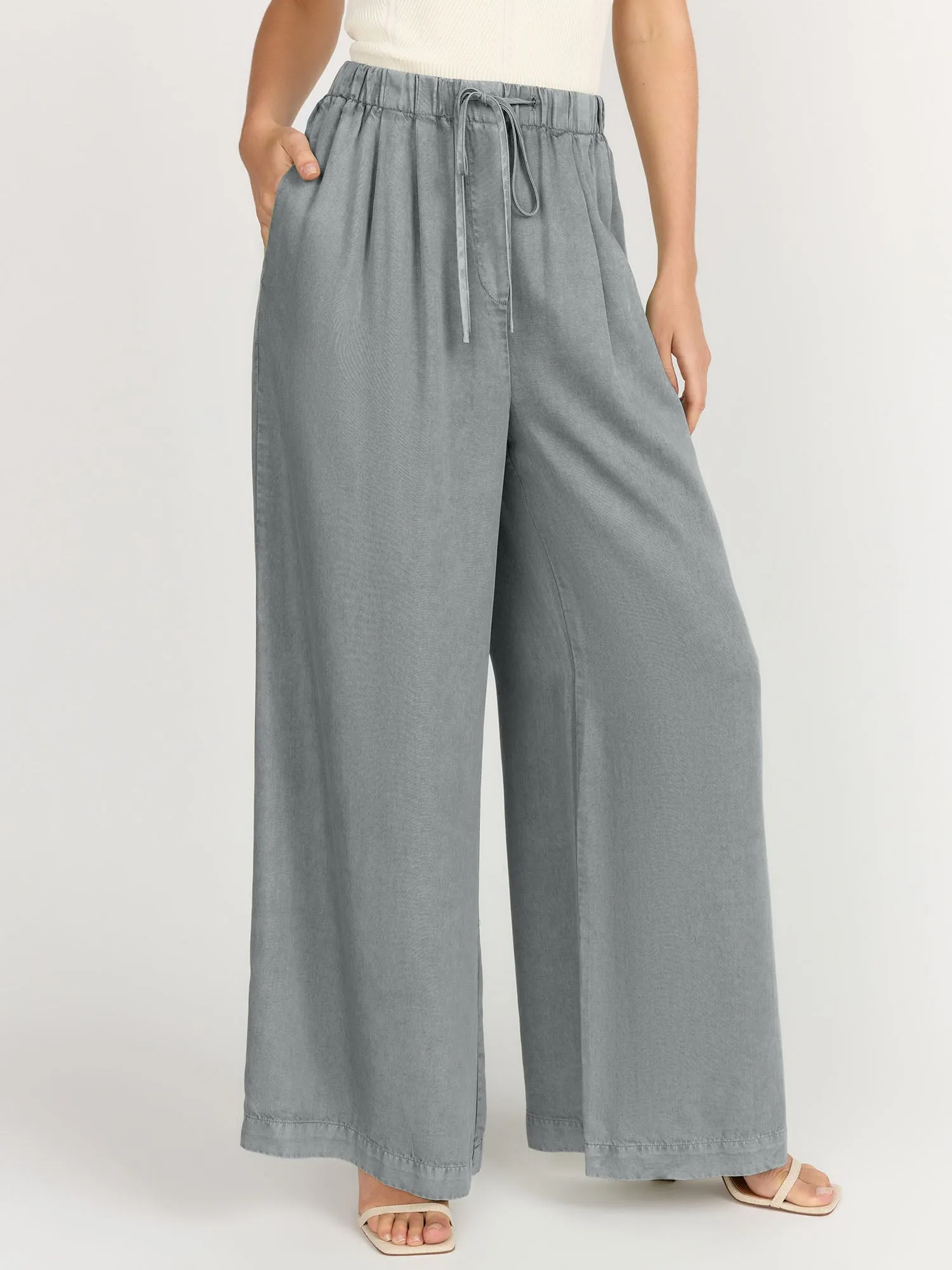 Mustard Seed Washed Tie-Waist Wide Leg Pant - Brands We Love