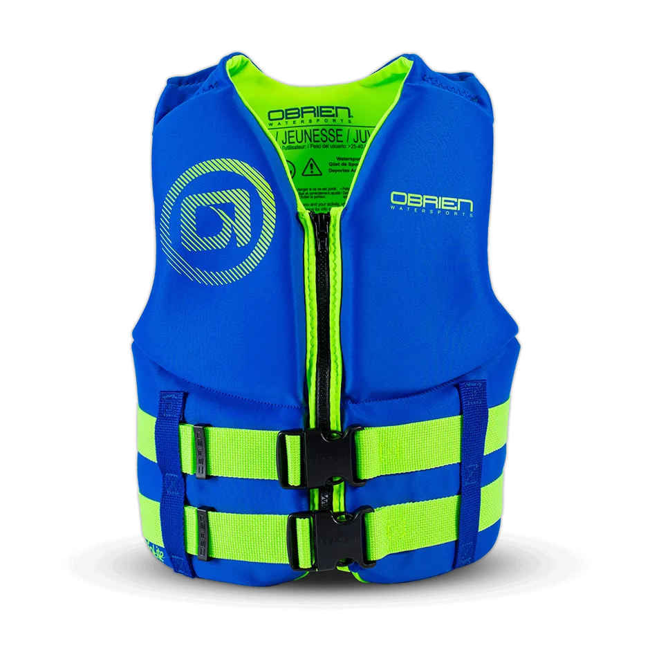 O'Brien Boys Traditional Youth CGA Vest - Blue/Green