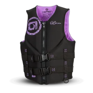 O'Brien Women's Traditional Neoprene CGA Vest - Purple/Black