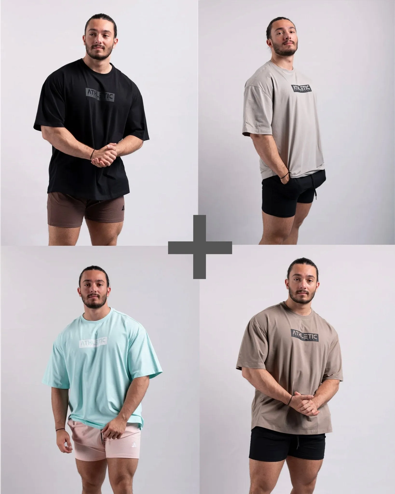 Oversize Shirt 4er Set