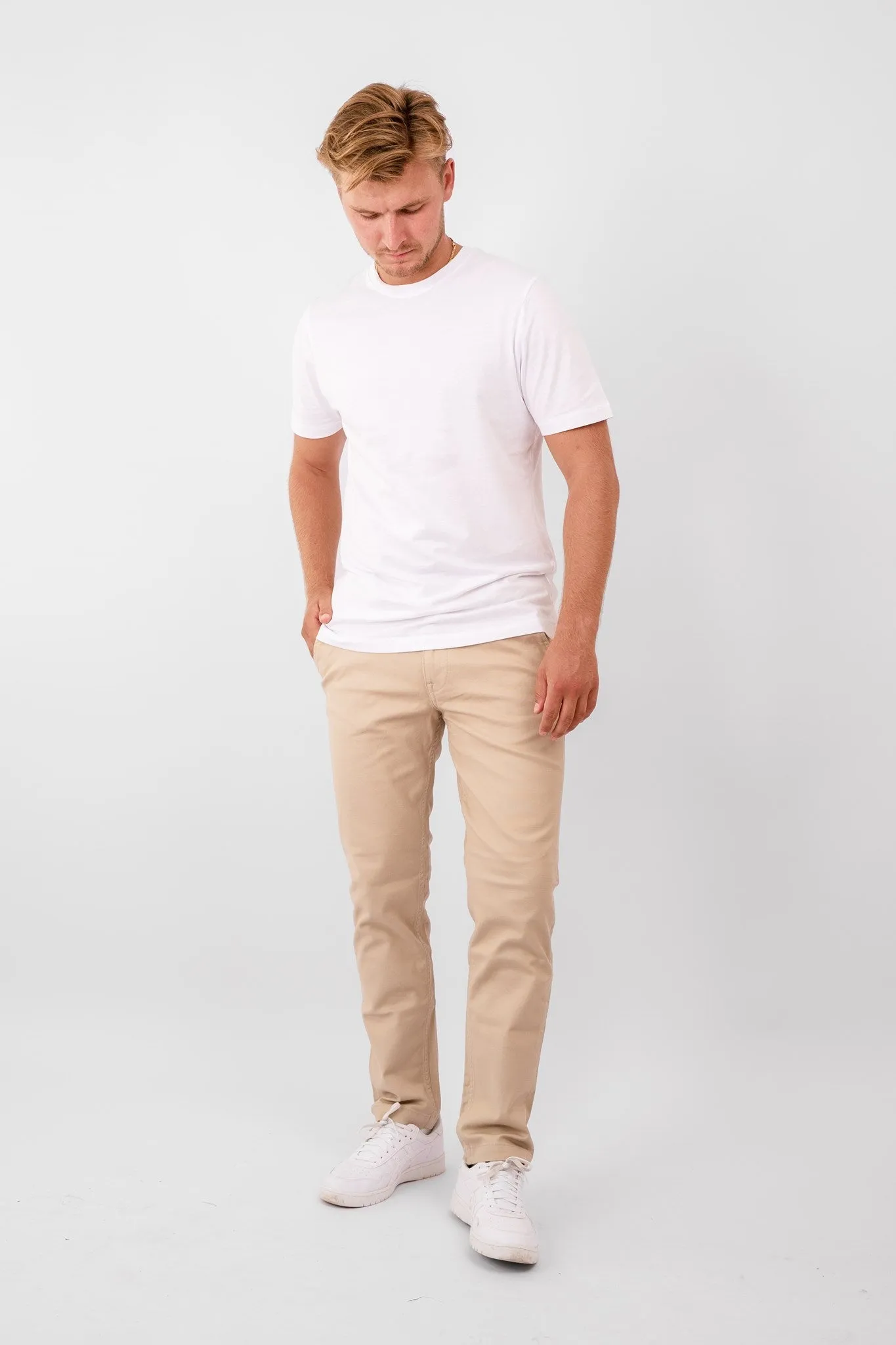 Performance Structure Trousers (Regular) - Beige