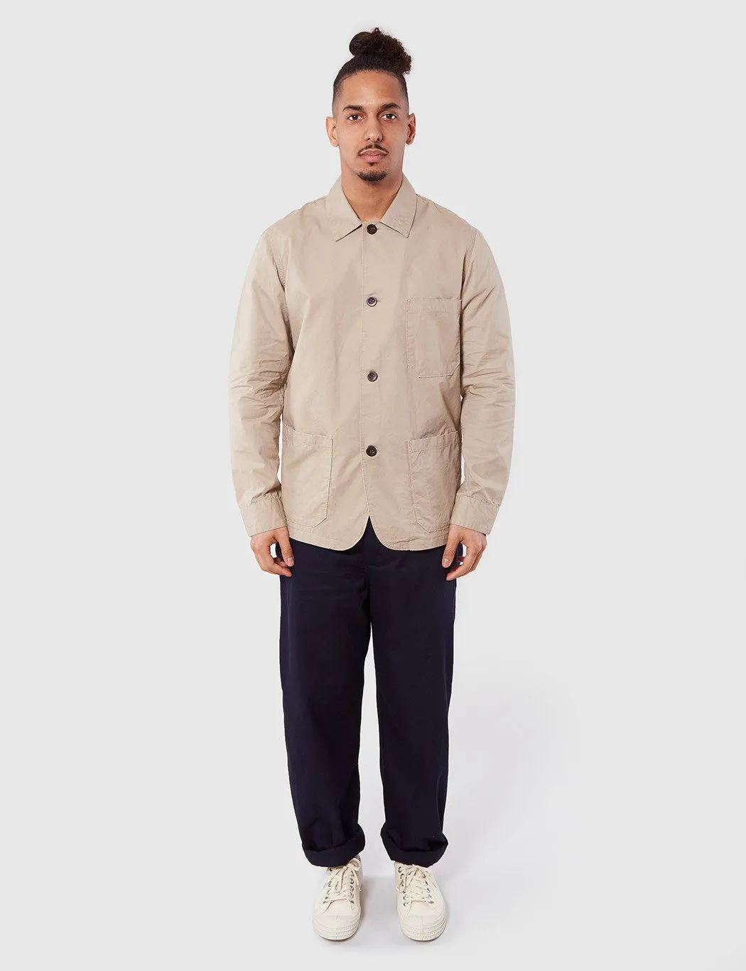 Portuguese Flannel Labura Jacket - Sand Brown