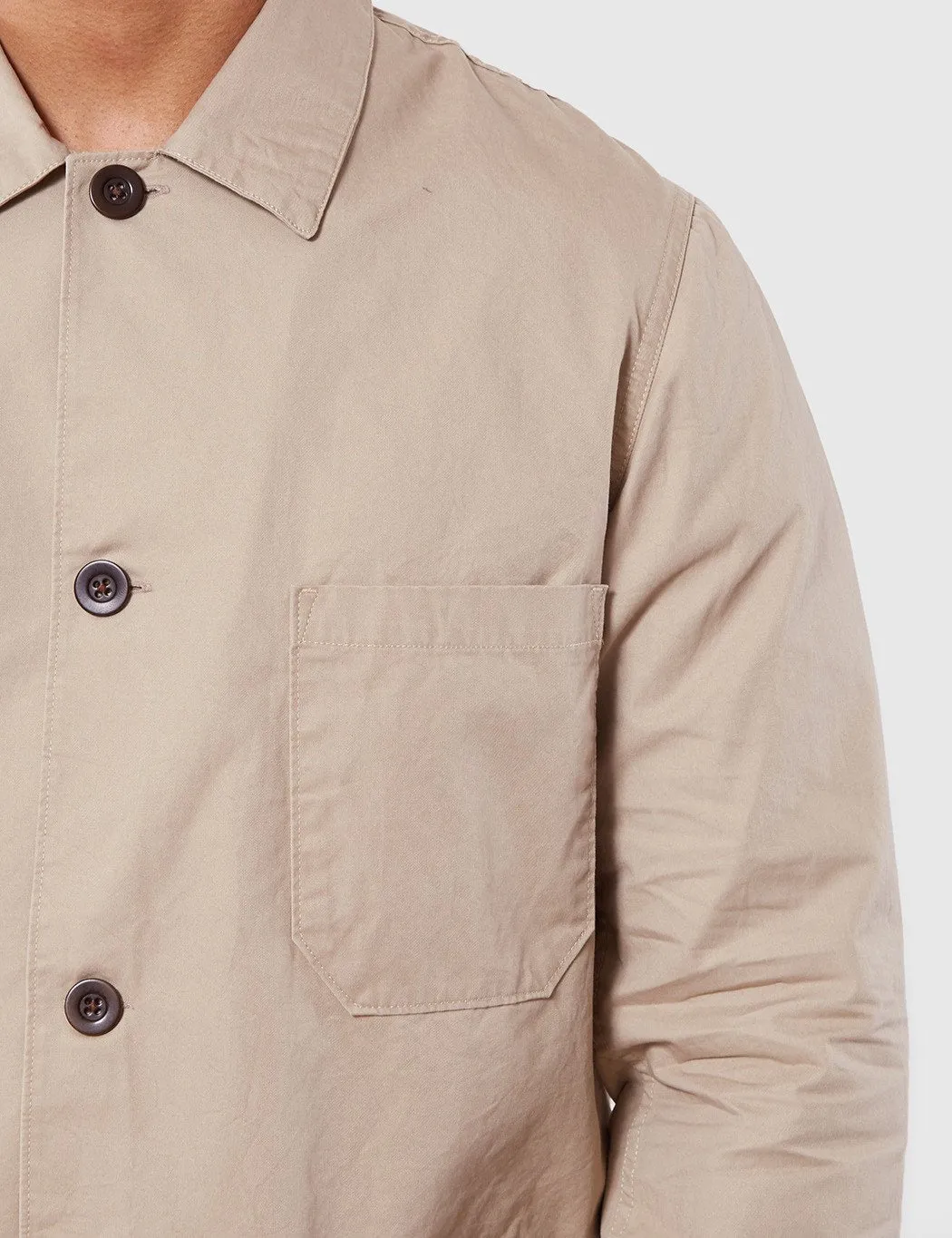 Portuguese Flannel Labura Jacket - Sand Brown