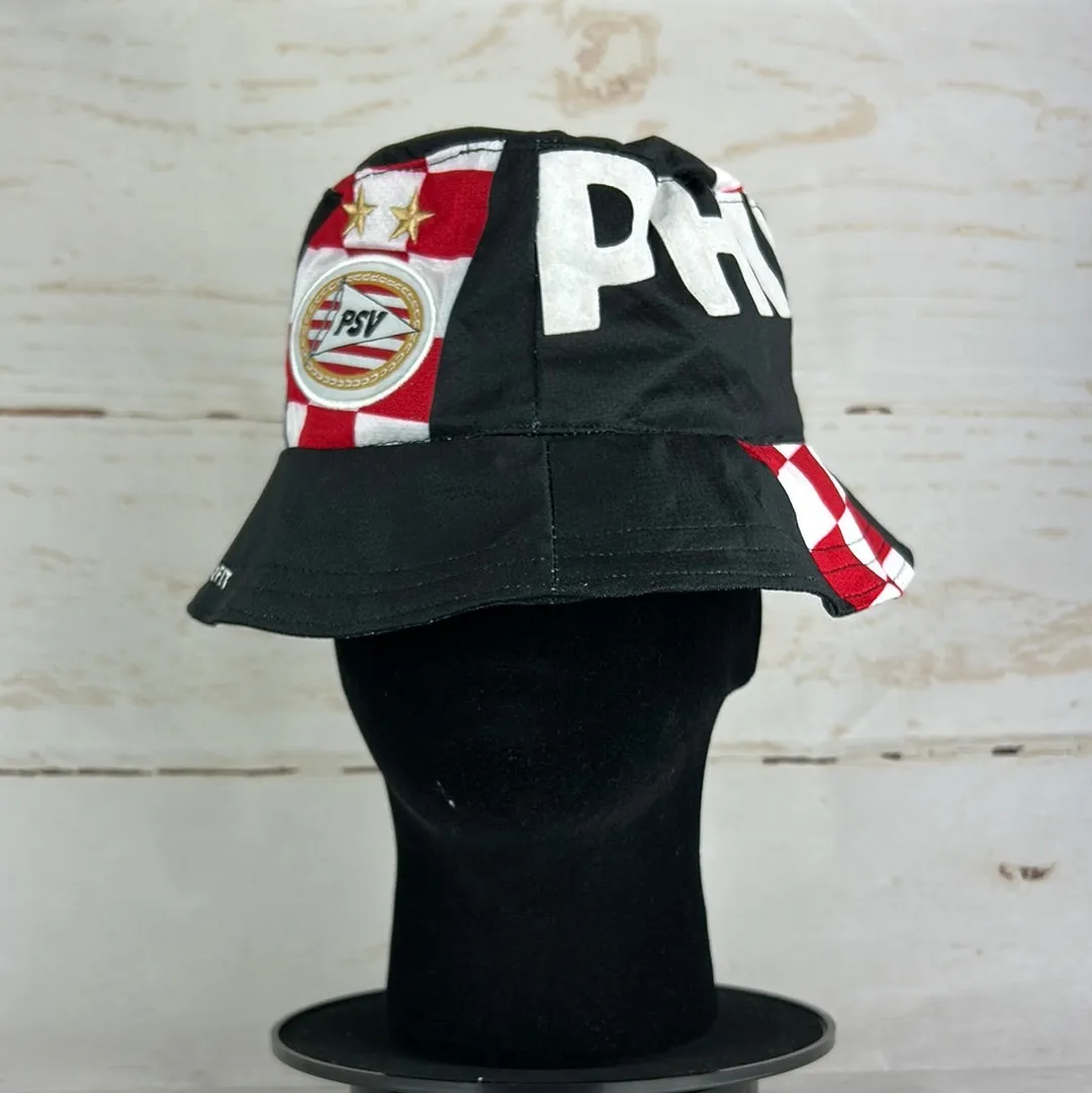 PSV 09/10 Upcycled Away Shirt Bucket Hat