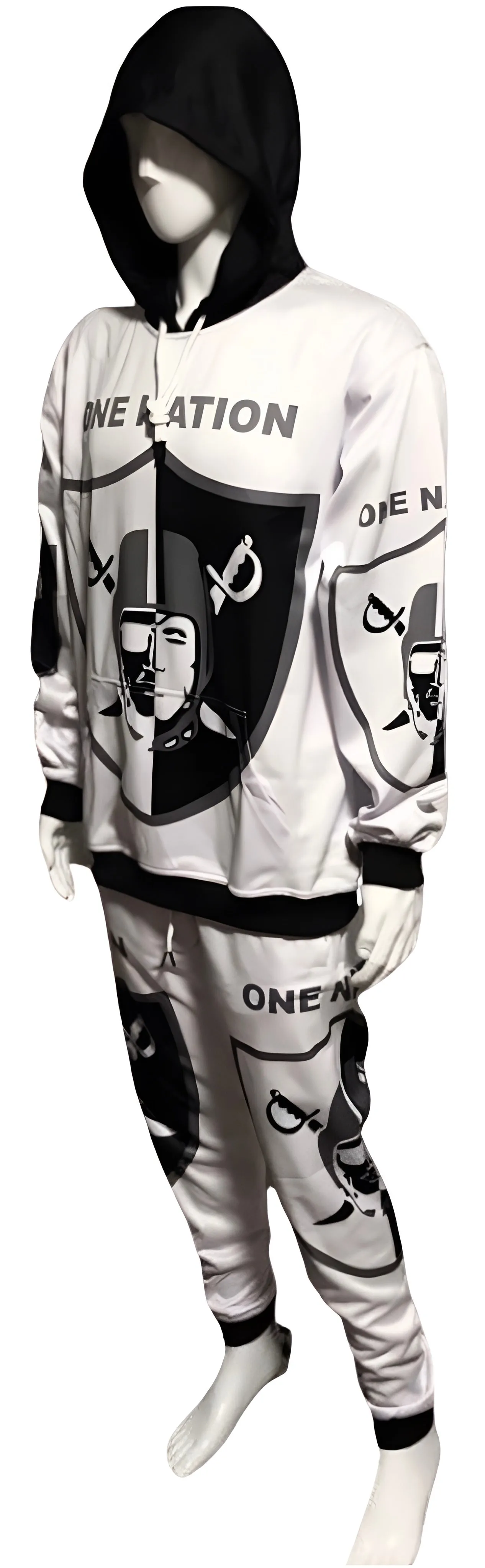 ^RAIDERS^ ~ONE NATION~ JOGGER SWEATSUITS (FLEECY SOFT LINED)