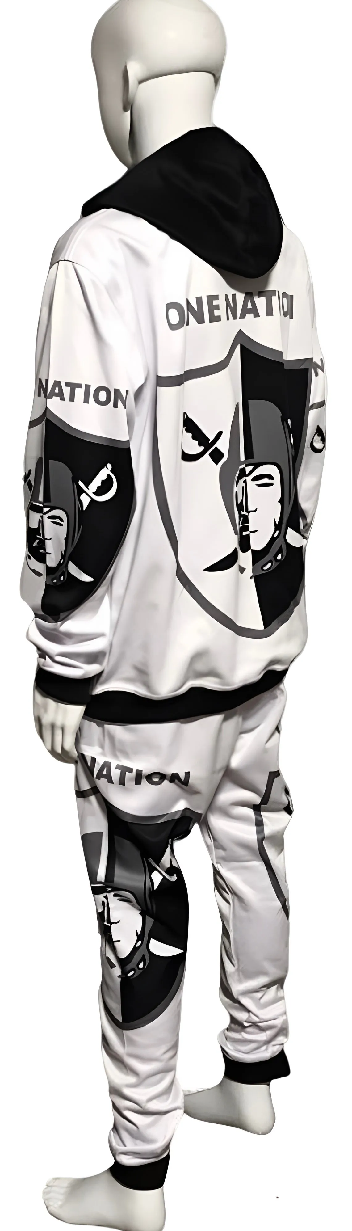 ^RAIDERS^ ~ONE NATION~ JOGGER SWEATSUITS (FLEECY SOFT LINED)