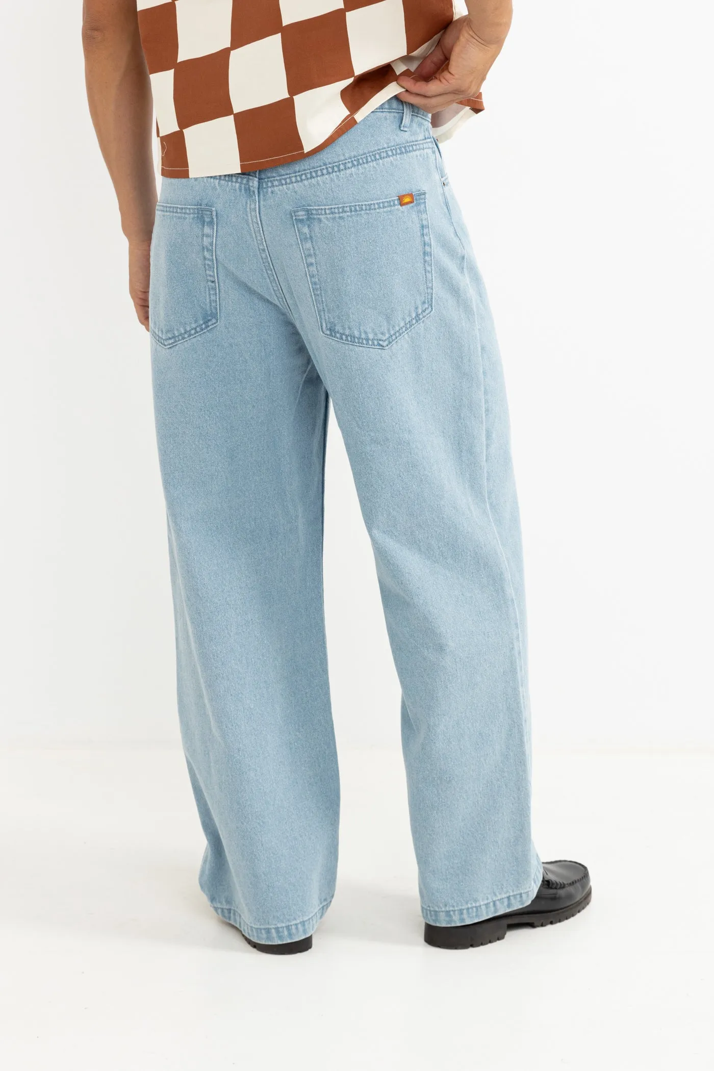 Relaxed Denim Pant Blue Wash