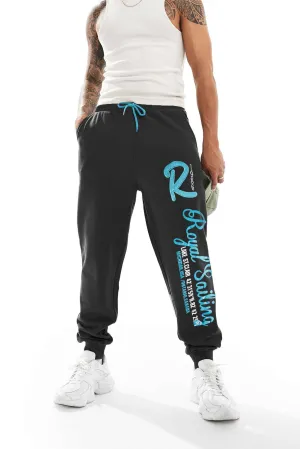 RMK Men's Royal Sailing Printed Fleece Jogger Pants