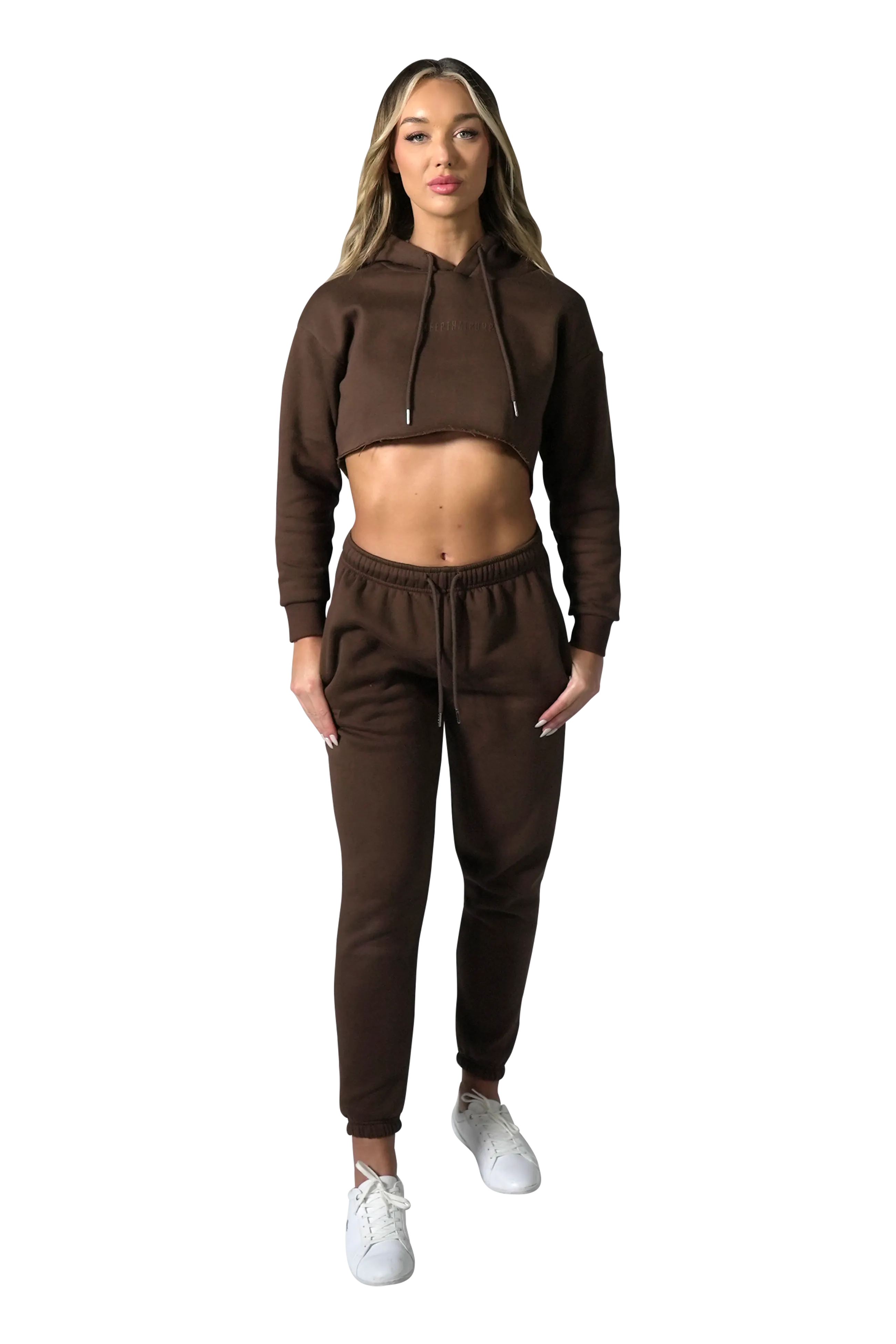 Series 1 Cropped Hoodie - Espresso