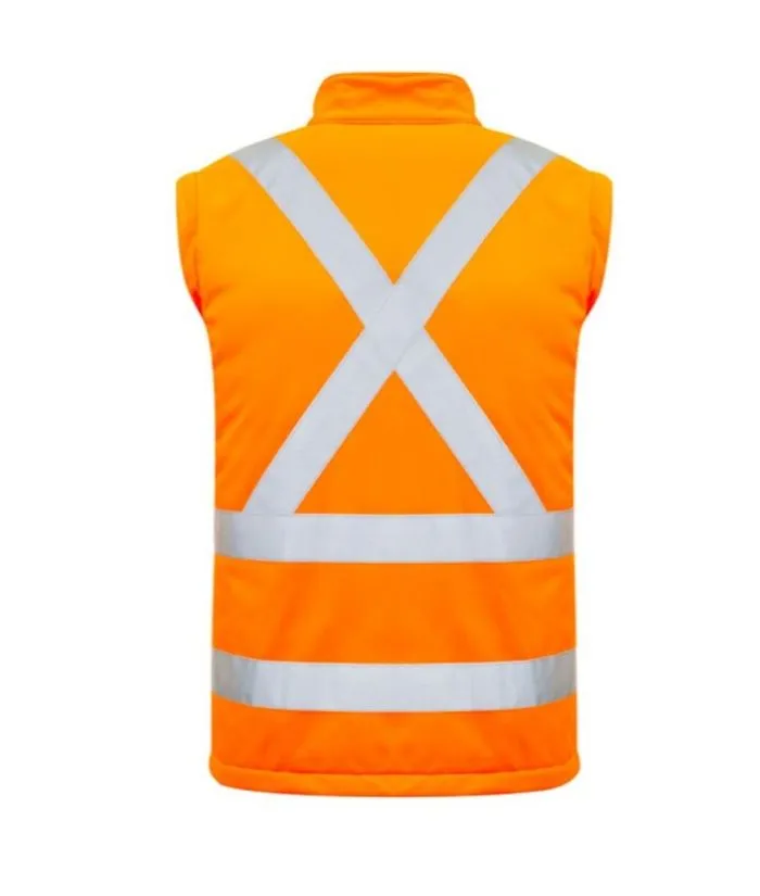 Unisex Hi Vis 2 in 1 X Back Soft Shell  Jacket