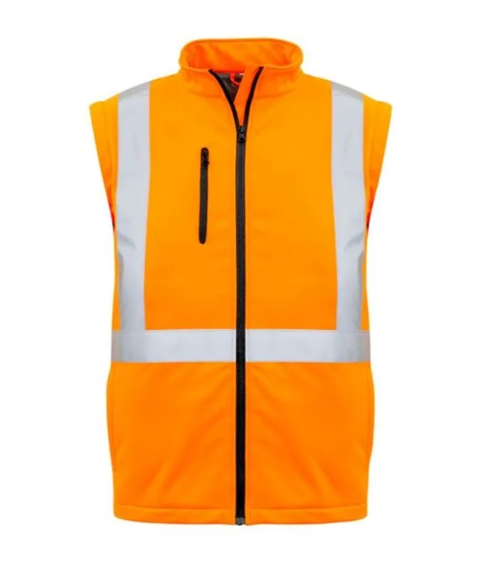 Unisex Hi Vis 2 in 1 X Back Soft Shell  Jacket