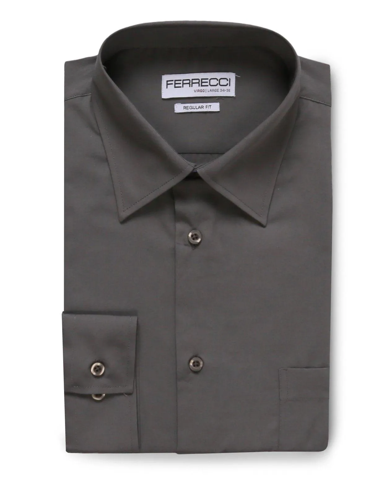 Virgo Charcoal Regular Fit Shirt