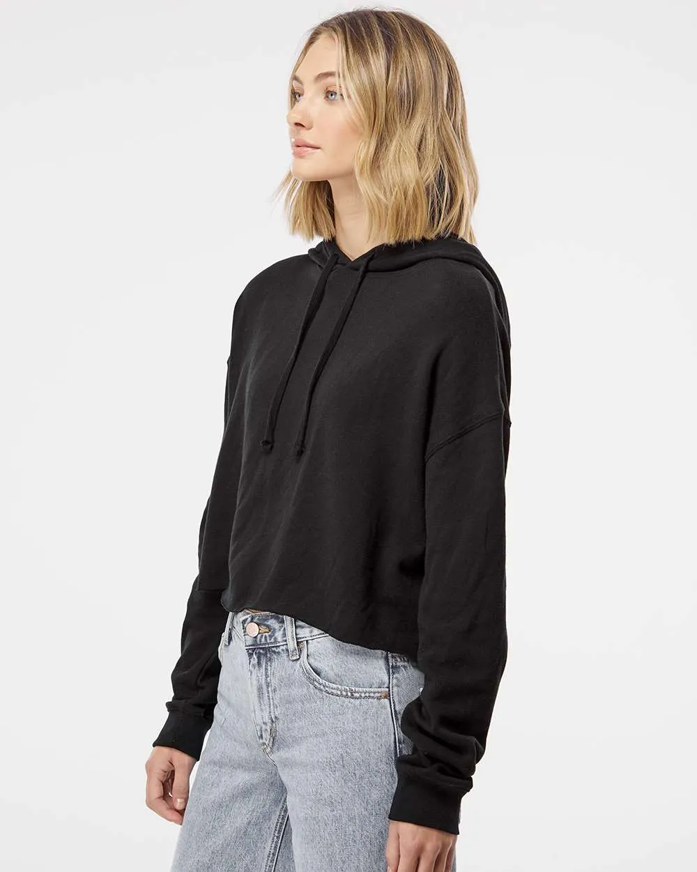 Women's Lightweight Crop Hooded Pullover