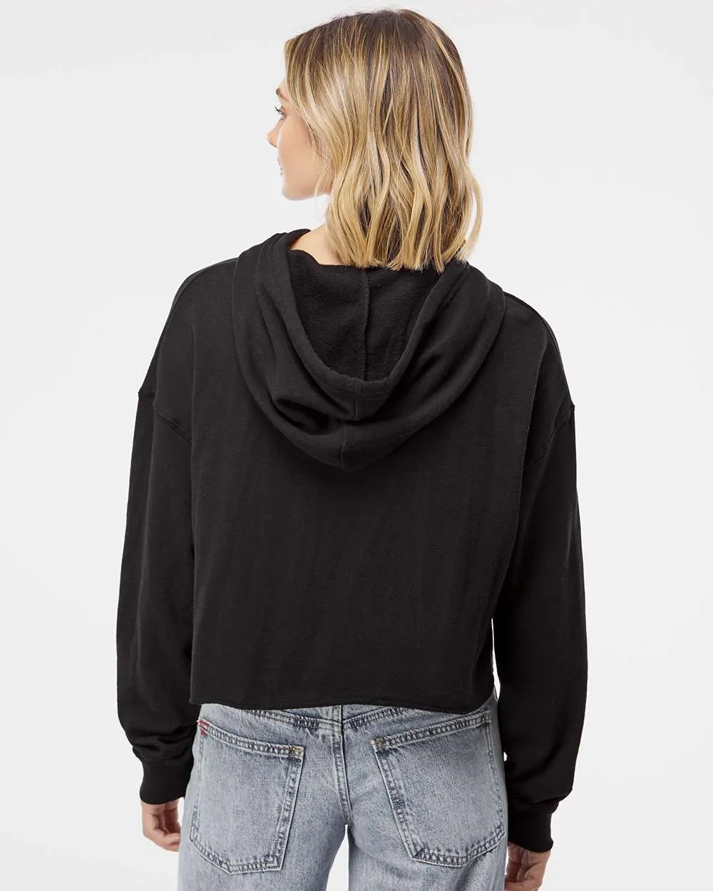 Women's Lightweight Crop Hooded Pullover