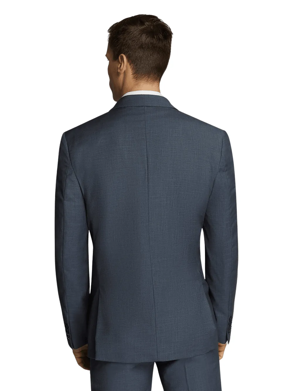 Wool Blend Navy Suit