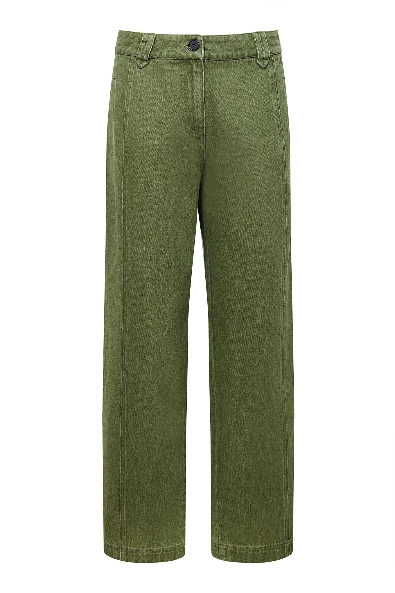 YAKA TROUSER - Green Wash